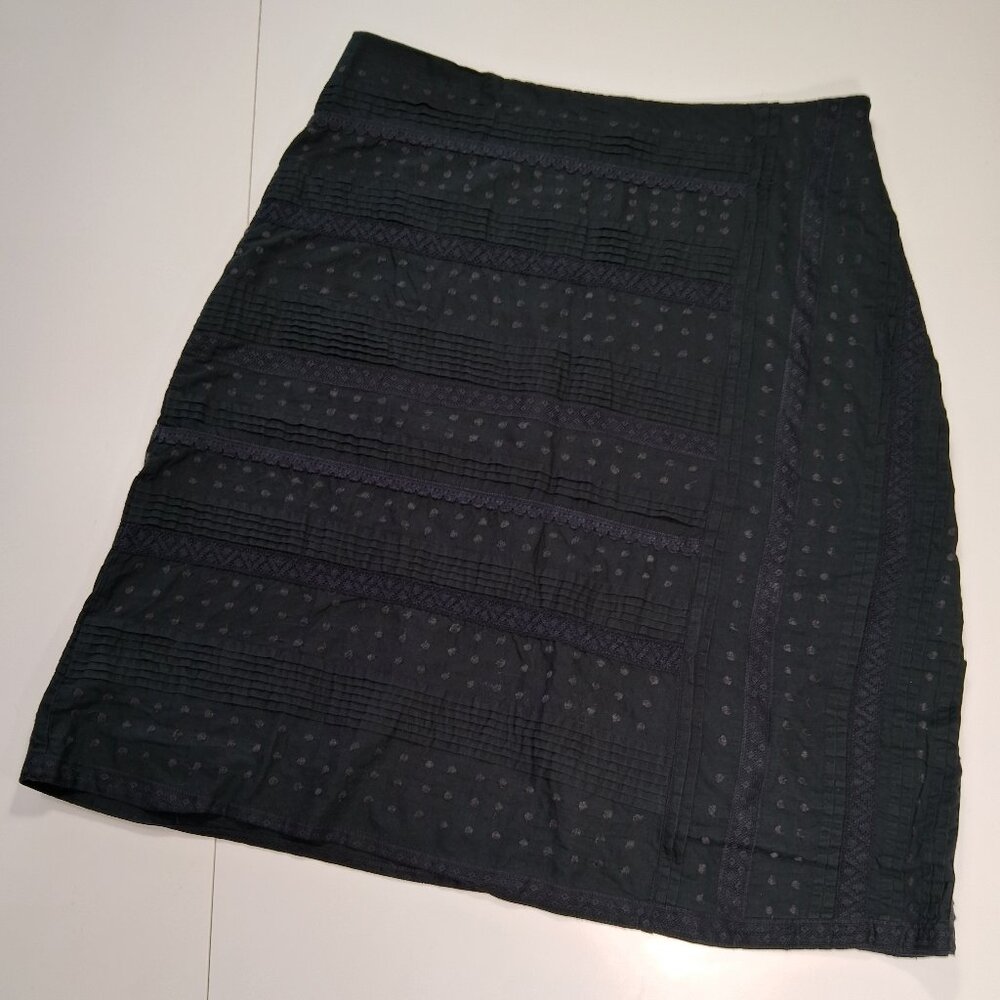 Tommy Hilfiger Navy Cotton Skirt